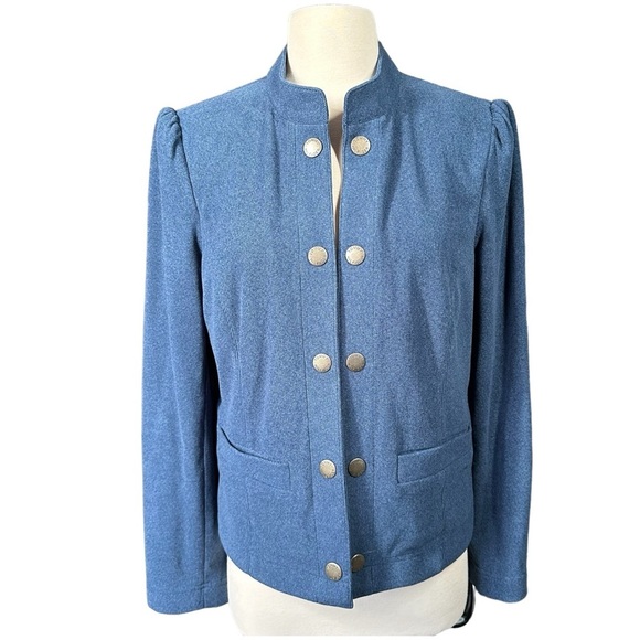 Tommy Hilfiger Open Front Jacket Navy Size 14 - Picture 5 of 13